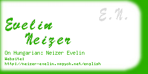 evelin neizer business card